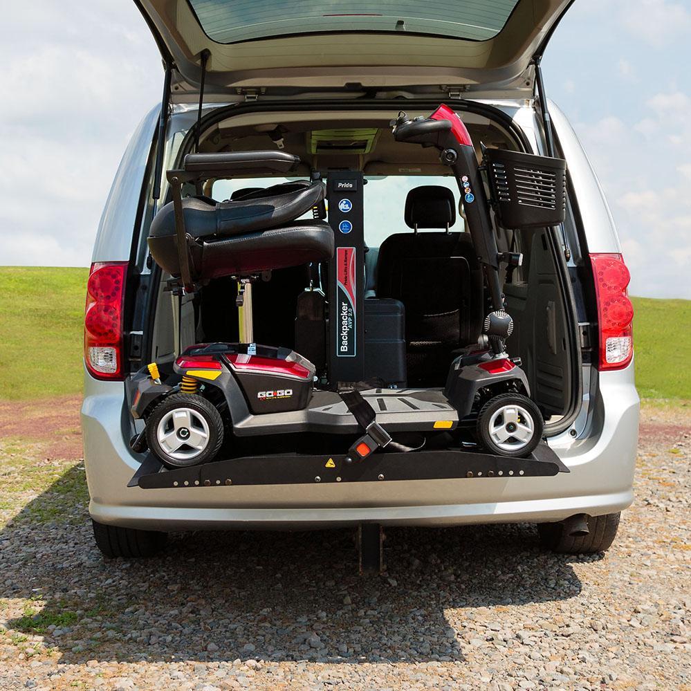 BackPacker Plus mini van vehicle lift - paragon - harmony home medical