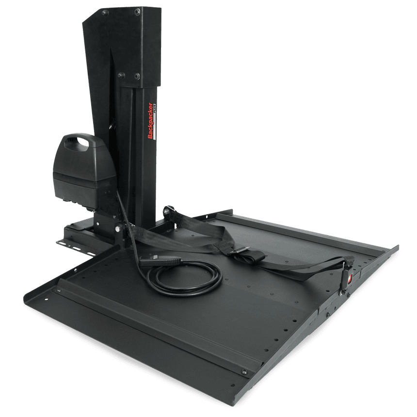 BackPacker Plus mini van vehicle lift - paragon - harmony home medical