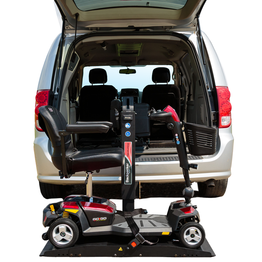 BackPacker Plus mini van vehicle lift - paragon - harmony home medical