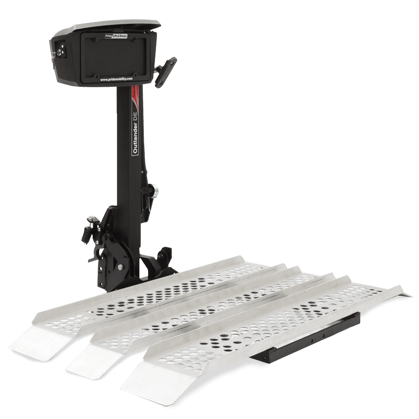 Outlander Double Entry vehicle lift - paragon - harmony home medical