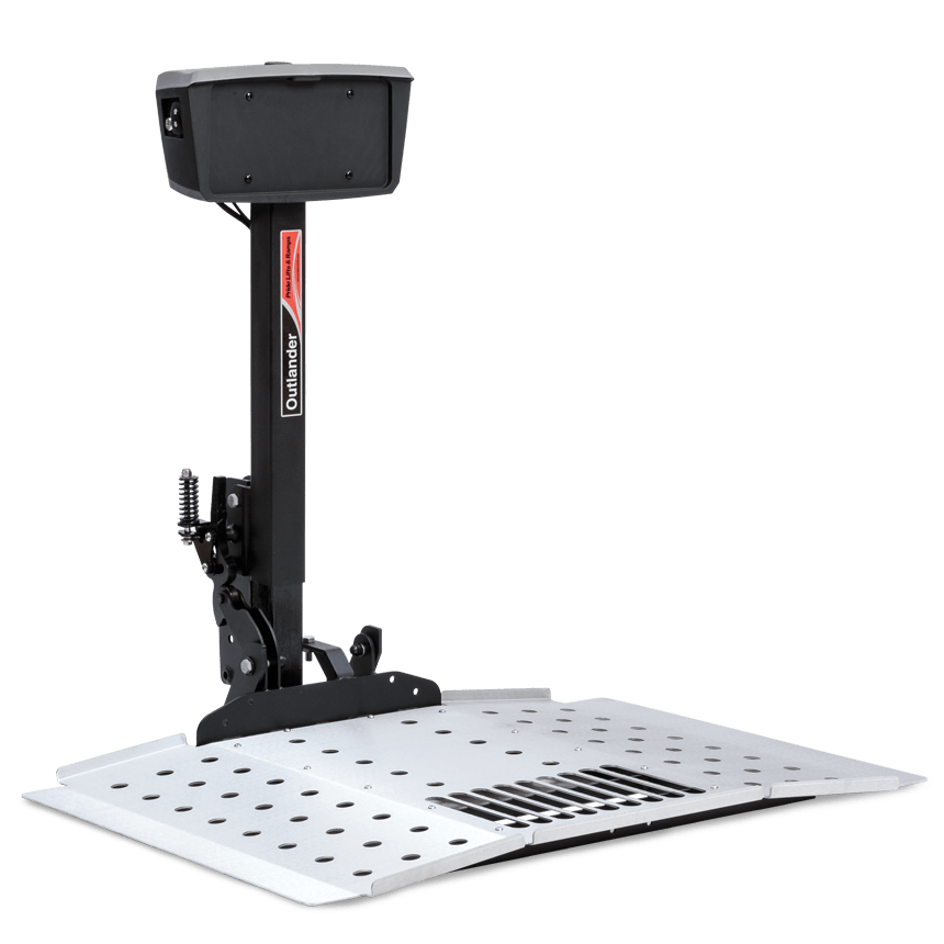 outlander outside power vehicle lift - paragon - harmony home medical