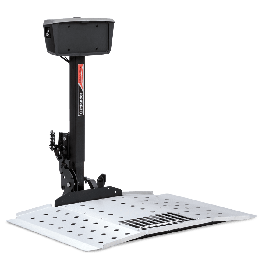 outlander outside power vehicle lift - paragon - harmony home medical