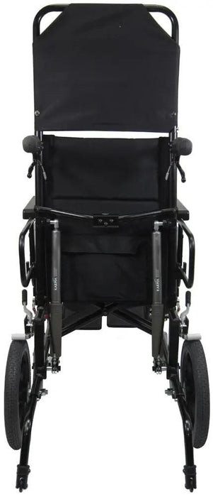 KM5000 Lightweight Reclining Transport Wheelchair with Removable Desk Armrest