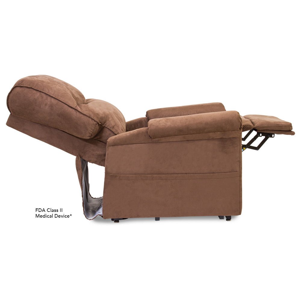 Essential LC-105 Lift Chair (FDA Class II Medical Device)Micro-Suede cocoa