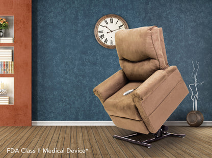Essential LC-105 Lift Chair (FDA Class II Medical Device)Micro-Suede Sky