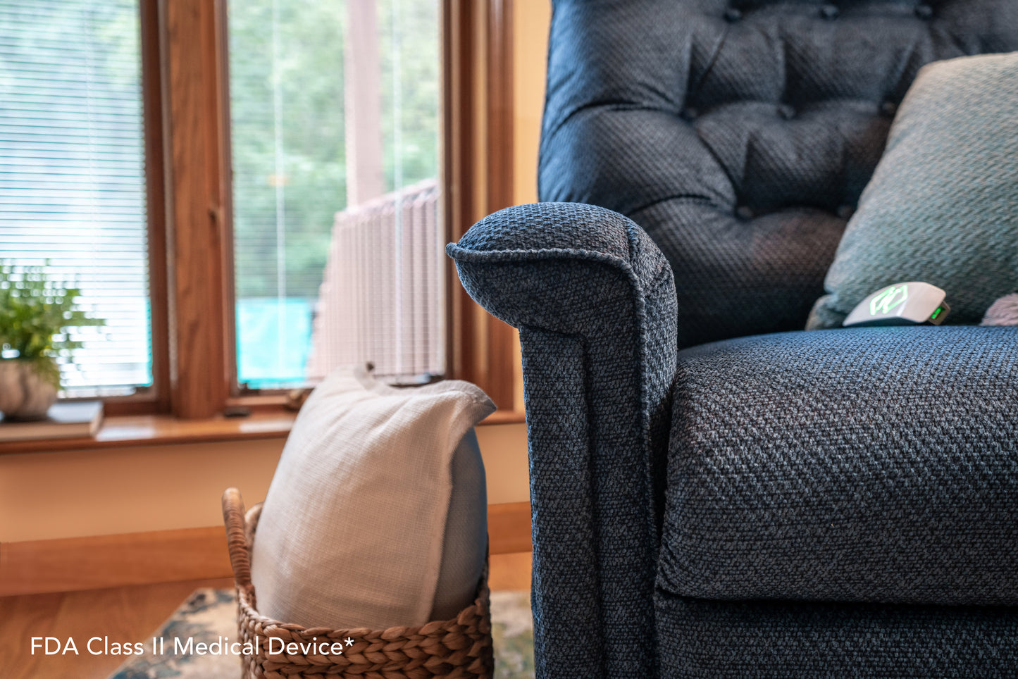 Heritage LC-358M Lift Chair (FDA Class II Medical Device)Lexis Sta-Kleen Mushroom