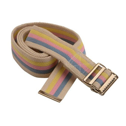 Gait BeltsStripesLarge - 52" x 2"Metal Buckle Belt