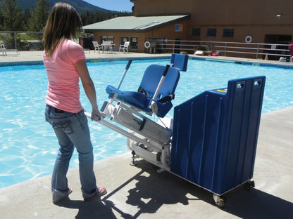 Patriot Portable Pool Lift - Concrete Weights