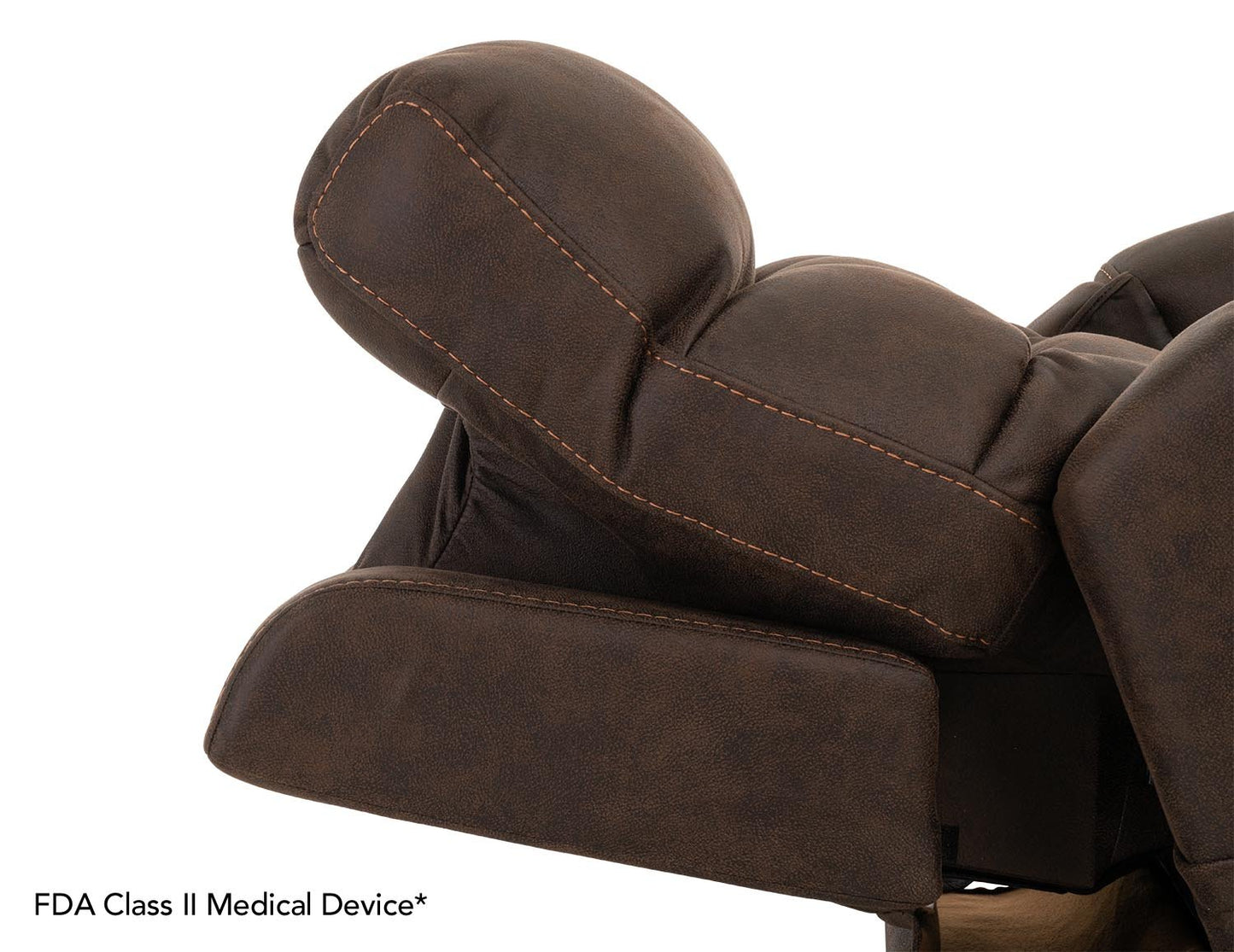 VivaLift! Radiance PLR-3955PW Petite Wide Lift Chair (FDA Class II Medical Device)Canyon Walnut