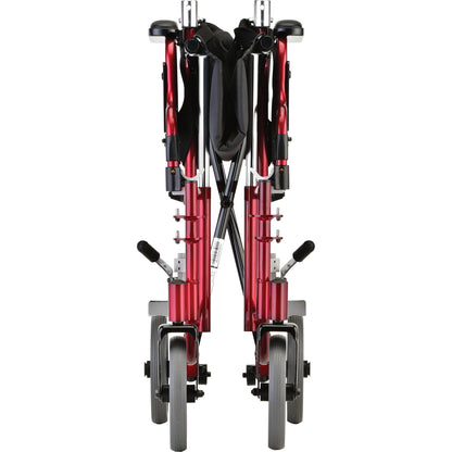 19 Inch Transport Chair with Detachable Arms