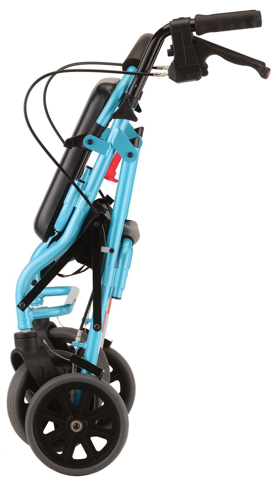 Zoom Series Rolling WalkerRed18" Seat Height