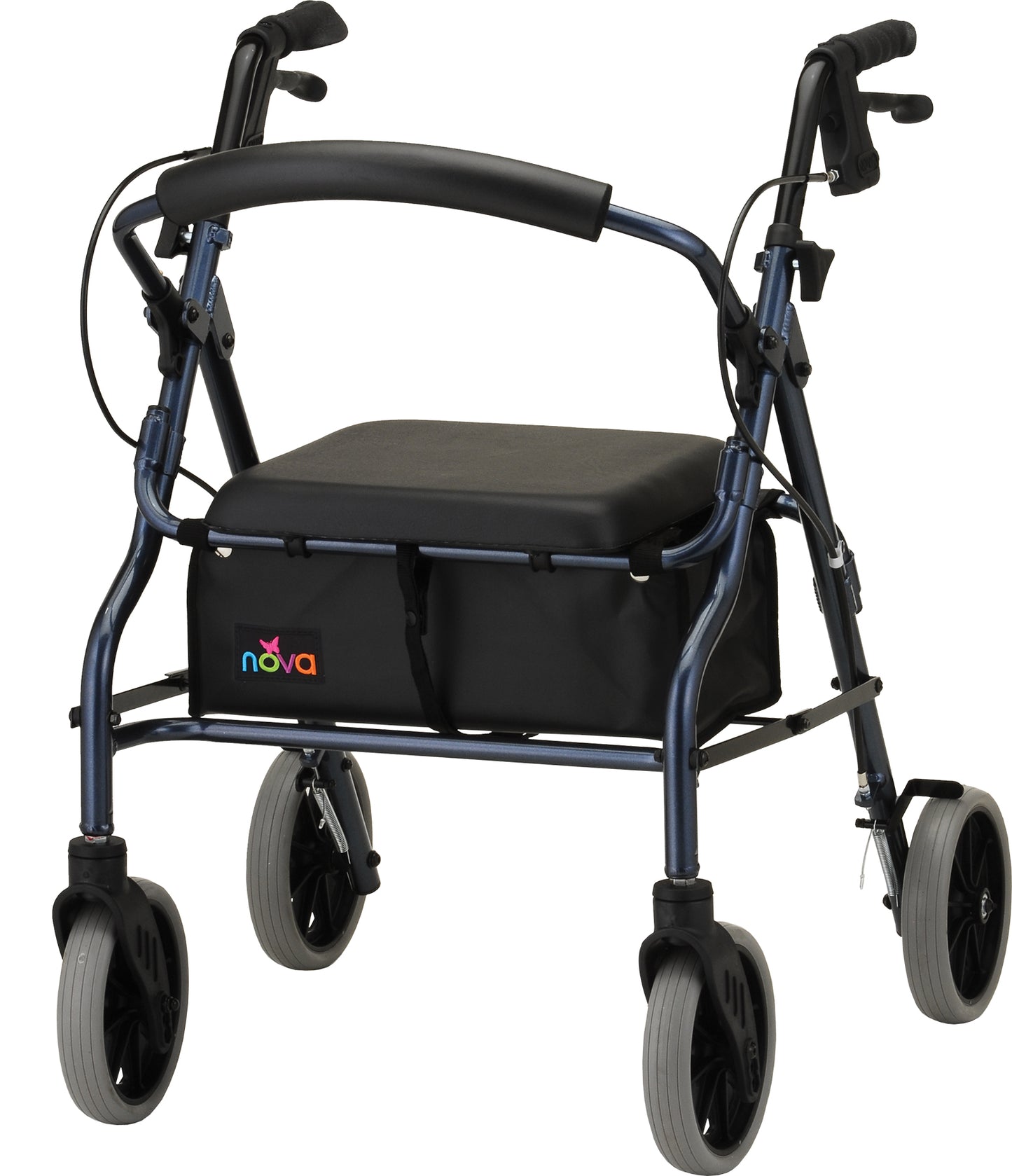 Zoom Series Rolling WalkerBlue18" Seat Height