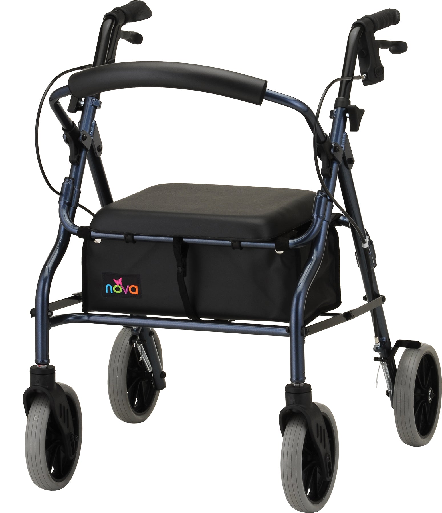 Zoom Series Rolling WalkerBlue18" Seat Height