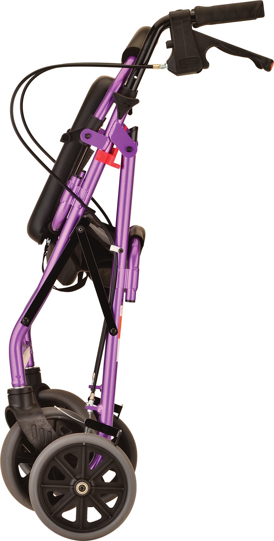 Zoom Series Rolling WalkerPink22" Seat Height