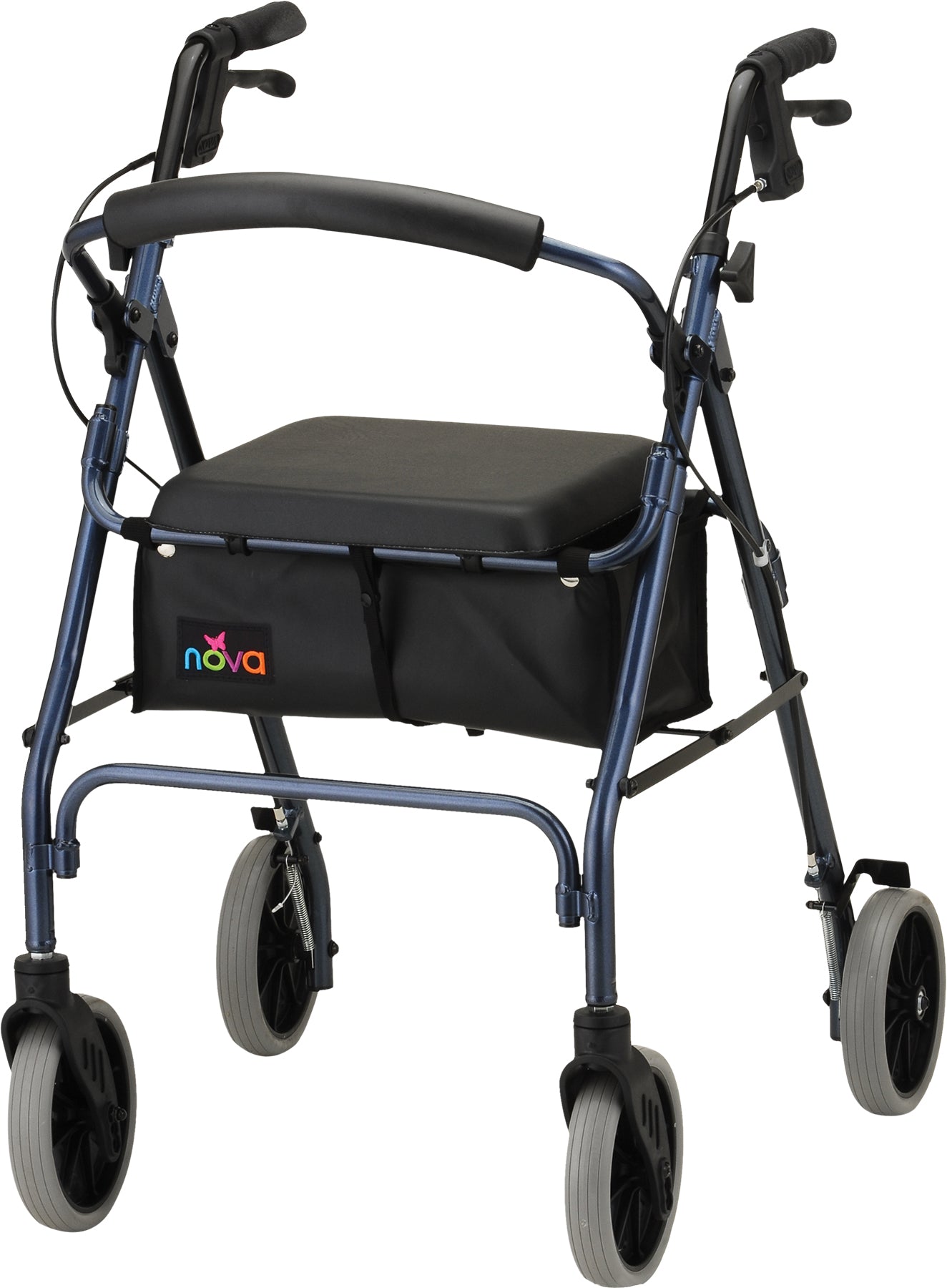Zoom Series Rolling WalkerBlue24" Seat Height
