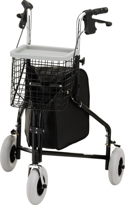 Traveler 3 Wheel WalkerBlack