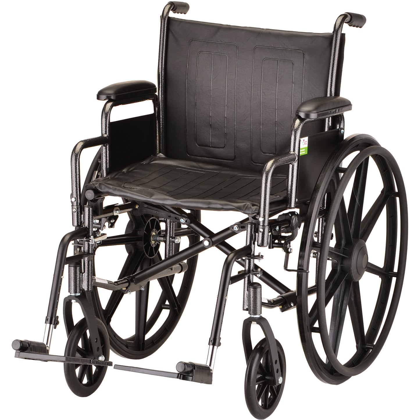 16 Inch 5165 Steel Wheelchair with Detachable Arms