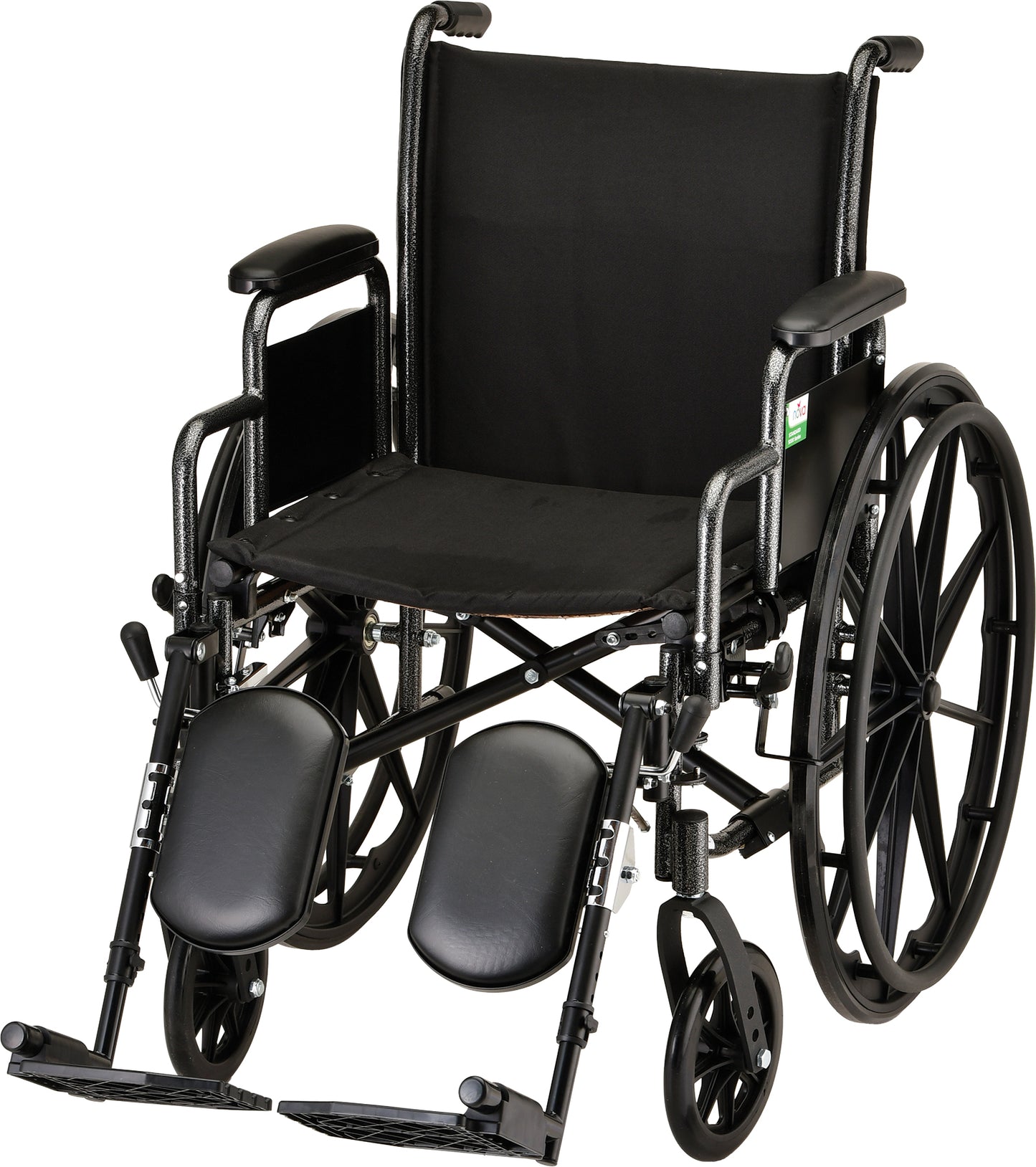 18 Inch 5180 Steel Wheelchair with Detachable ArmsSwing Away Footrests