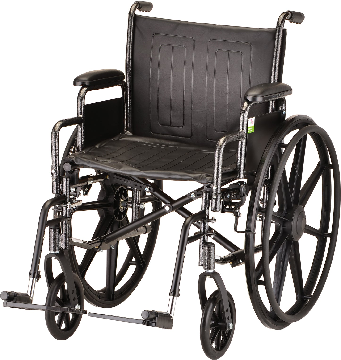 18 Inch 5185 Steel Wheelchair with Detachable ArmsElevating Leg Rests