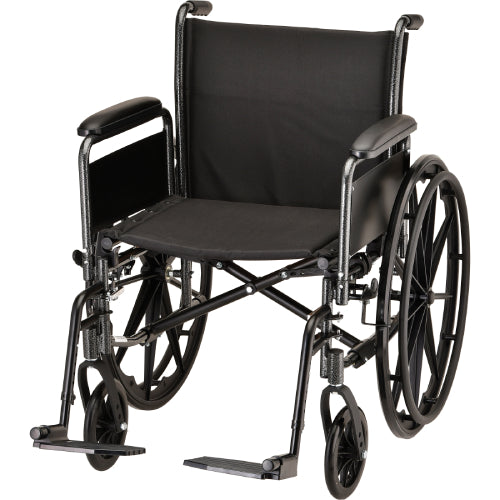 20 Inch 5201 Steel Wheelchair with Full Arms