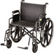 22 Inch 5220 Steel Wheelchair with Detachable Desk ArmsSwing Away Footrests