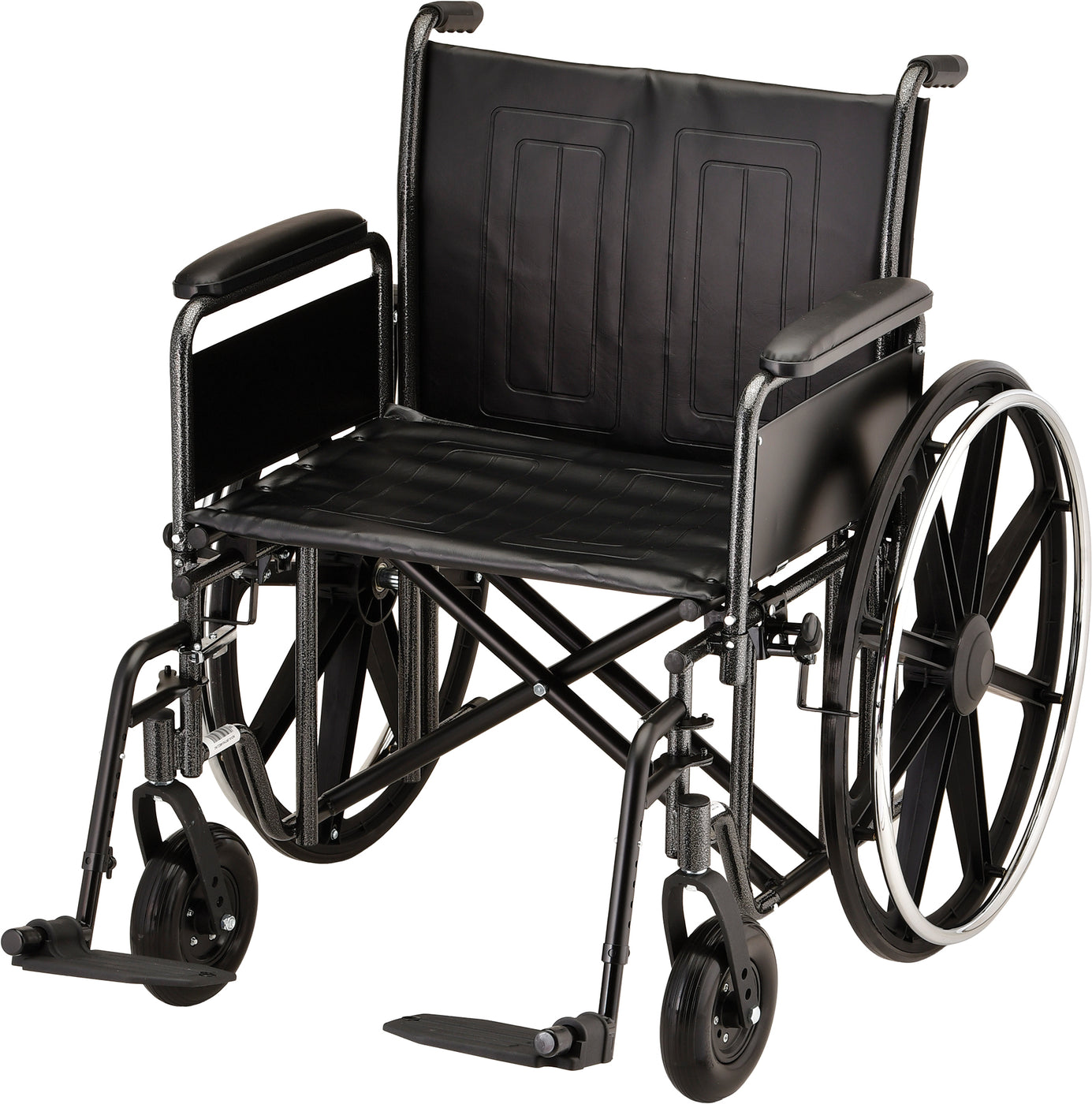 22inch Heavy Duty Wheelchair with Detachable ArmsHarmony Home Medical