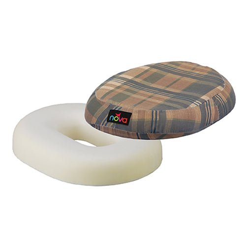 16Inch Molded Foam Comfort RingPlaid