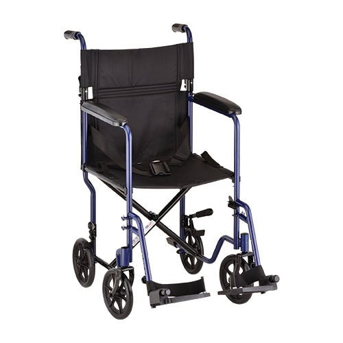19 Inch Steel Transport Chair