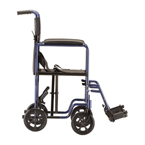 19 Inch Steel Transport Chair