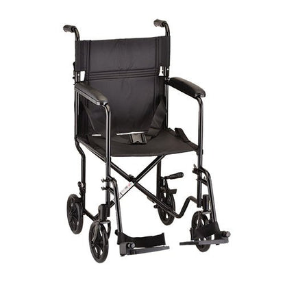 19 Inch Steel Transport Chair