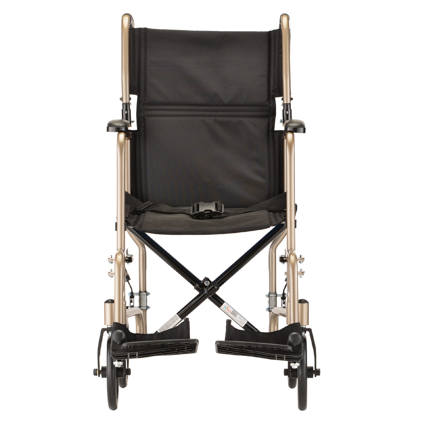 19 Inch Steel Transport Chair