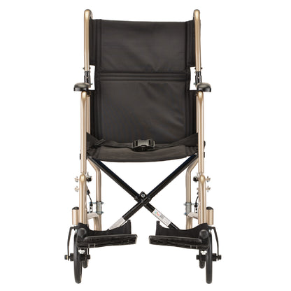 19 Inch Steel Transport Chair