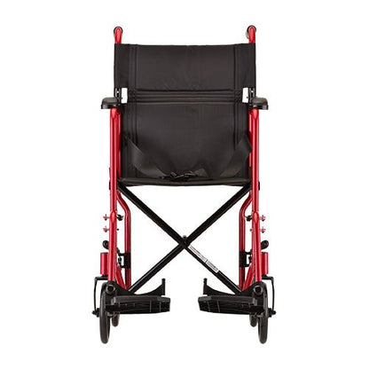19 Inch Steel Transport Chair