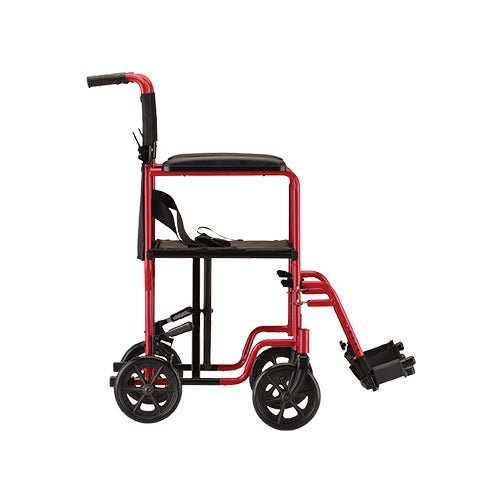 19 Inch Steel Transport Chair