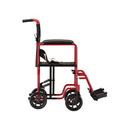 19 Inch Steel Transport Chair