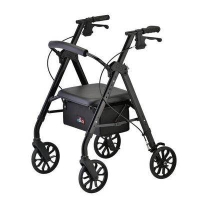  Star 8 Rollator Folding WalkerBlack