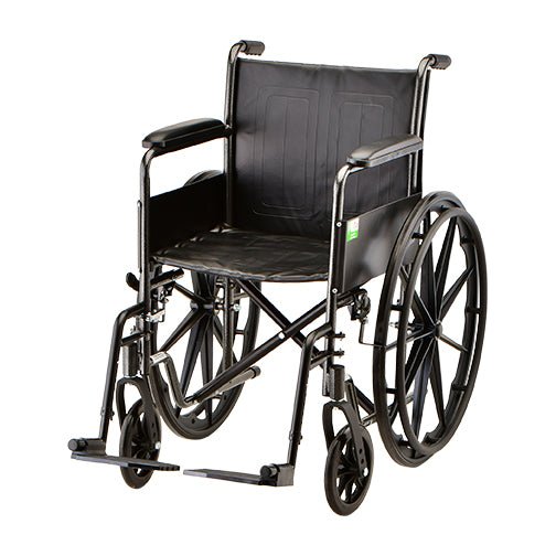 16 Inch 5060 Steel Wheelchair with Fixed Arms | Buy Nova Online