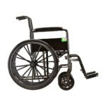 18 Inch 5080 Steel Wheelchair with Fixed ArmsElevating Leg Rests