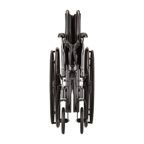 16 Inch 5165 Steel Wheelchair with Detachable Arms