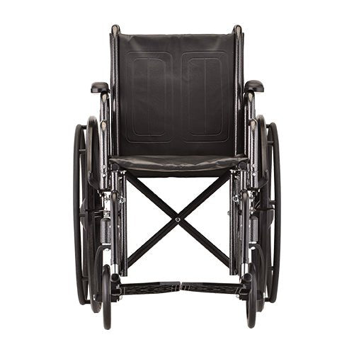 16 Inch 5165 Steel Wheelchair with Detachable Arms