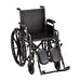 18 Inch 5185 Steel Wheelchair with Detachable ArmsElevating Leg Rests