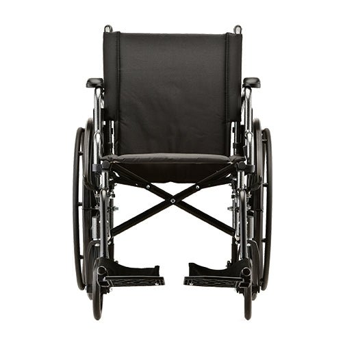 18 Inch 7180 Lightweight Wheelchair with Desk ArmsSwing Away Footrests