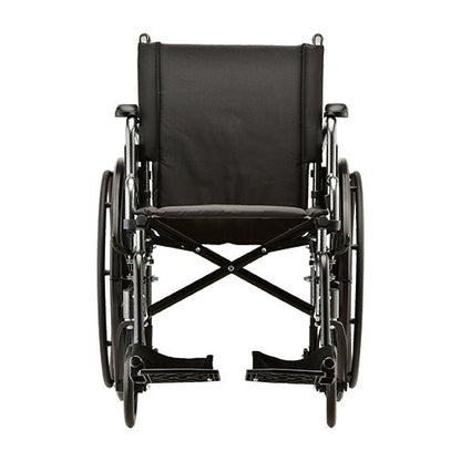 18 Inch 7180 Lightweight Wheelchair with Desk ArmsSwing Away Footrests