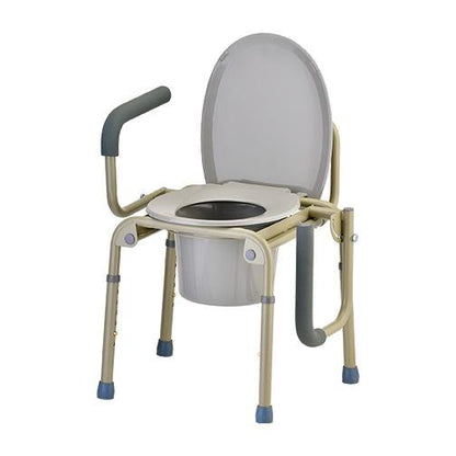 Drop-Arm Commode