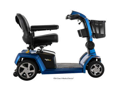 Jazzy Zero Turn 10 Four Wheel Scooter (FDA Class II Medical Device)Ocean Blue
