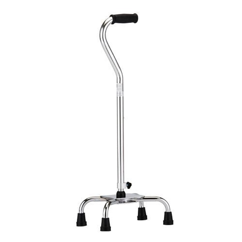 Large Base Bariatric Quad CanesSilver