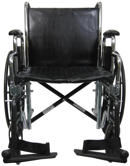 KN-920 Heavy Duty Wheelchair with Removable Armrest and Adjustable Seat Height