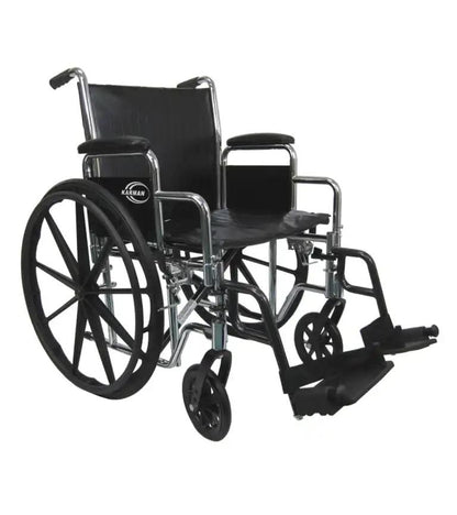 KN-920 Heavy Duty Wheelchair with Removable Armrest and Adjustable Seat Height
