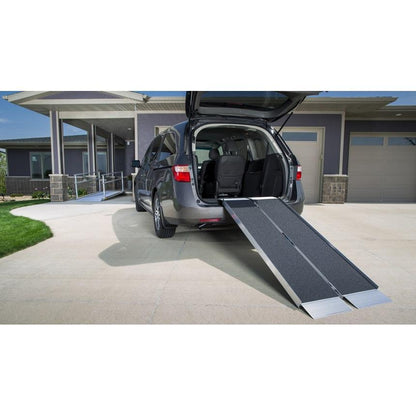 suitcase advantage series wheelchair ramp - ez-access - harmony home medical