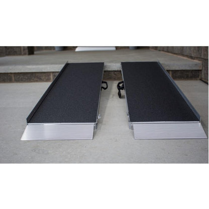 suitcase advantage series wheelchair ramp - ez-access - harmony home medical